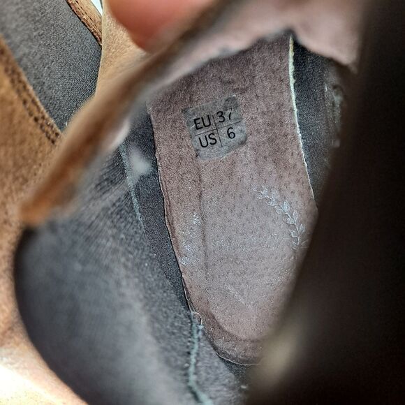 Coolway Distressed Chelsea Boots Women's Sz 6 Brown Faux Leather - Picture 10 of 11